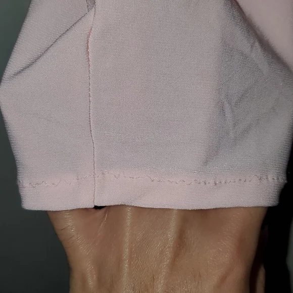 5 for $25 | Tommy Hilfiger Pastel Pink Collared Long Sleeve Button Down Blouse - Picture 11 of 14